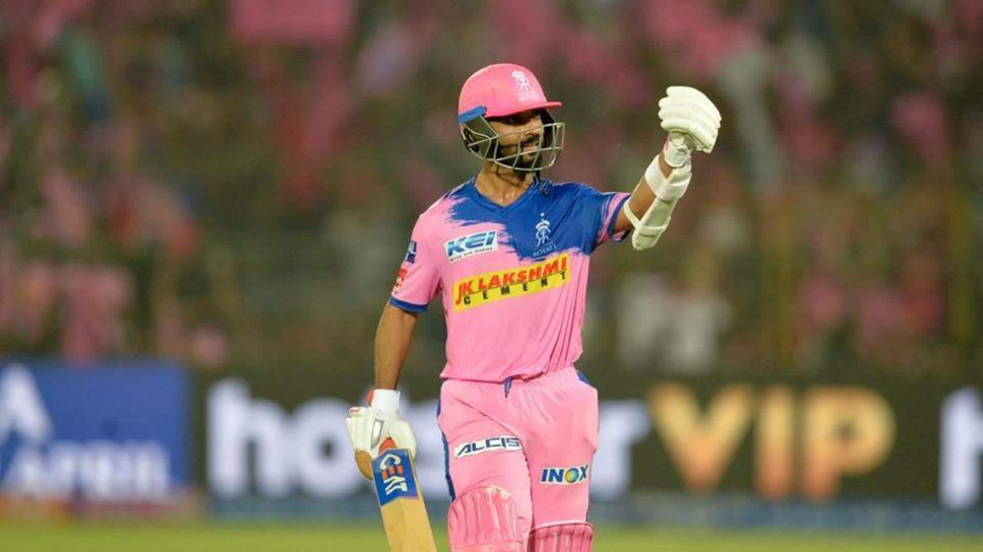 How has captain Ajinkya Rahane fared in IPL?