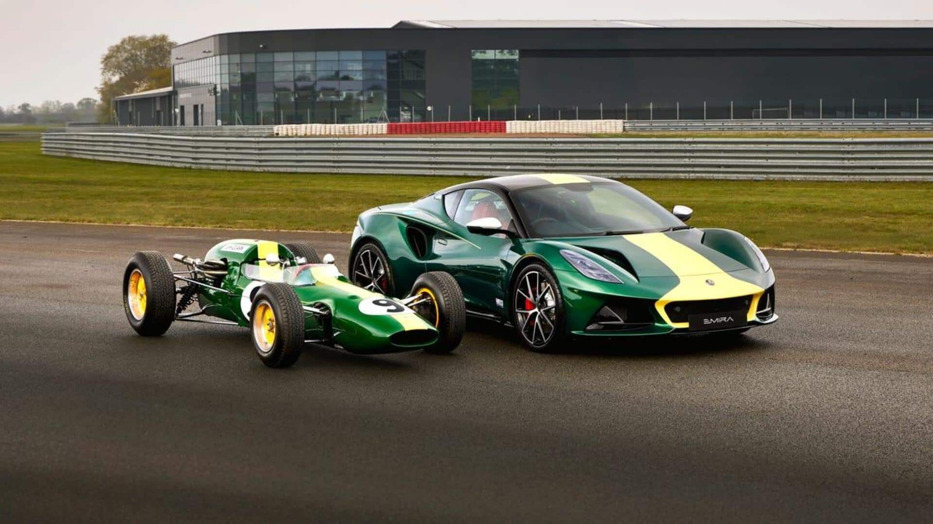 This limited-run Lotus Emira honors late F1 champion Jim Clark This limited-run Lotus Emira honors late F1 champion Jim Clark