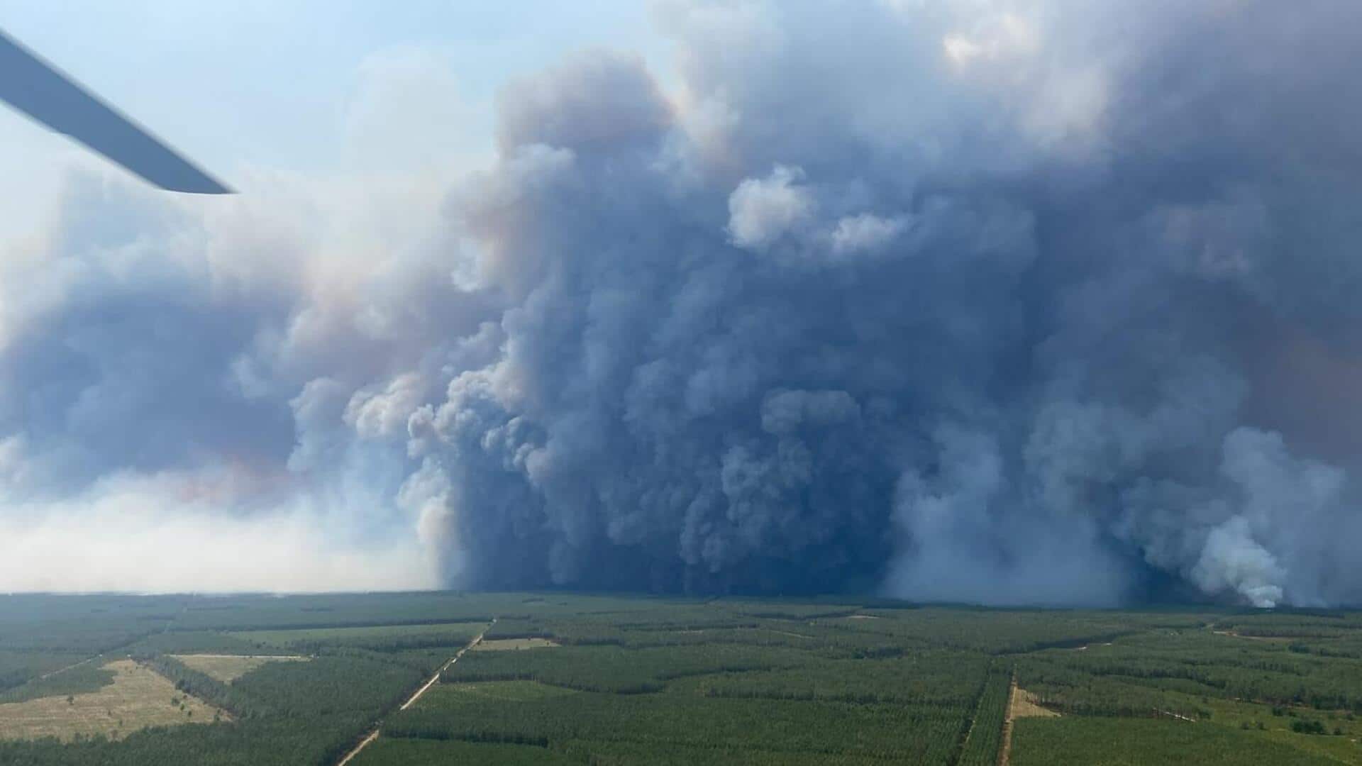 France, Spain wildfires force 3.25L people to evacuate homes