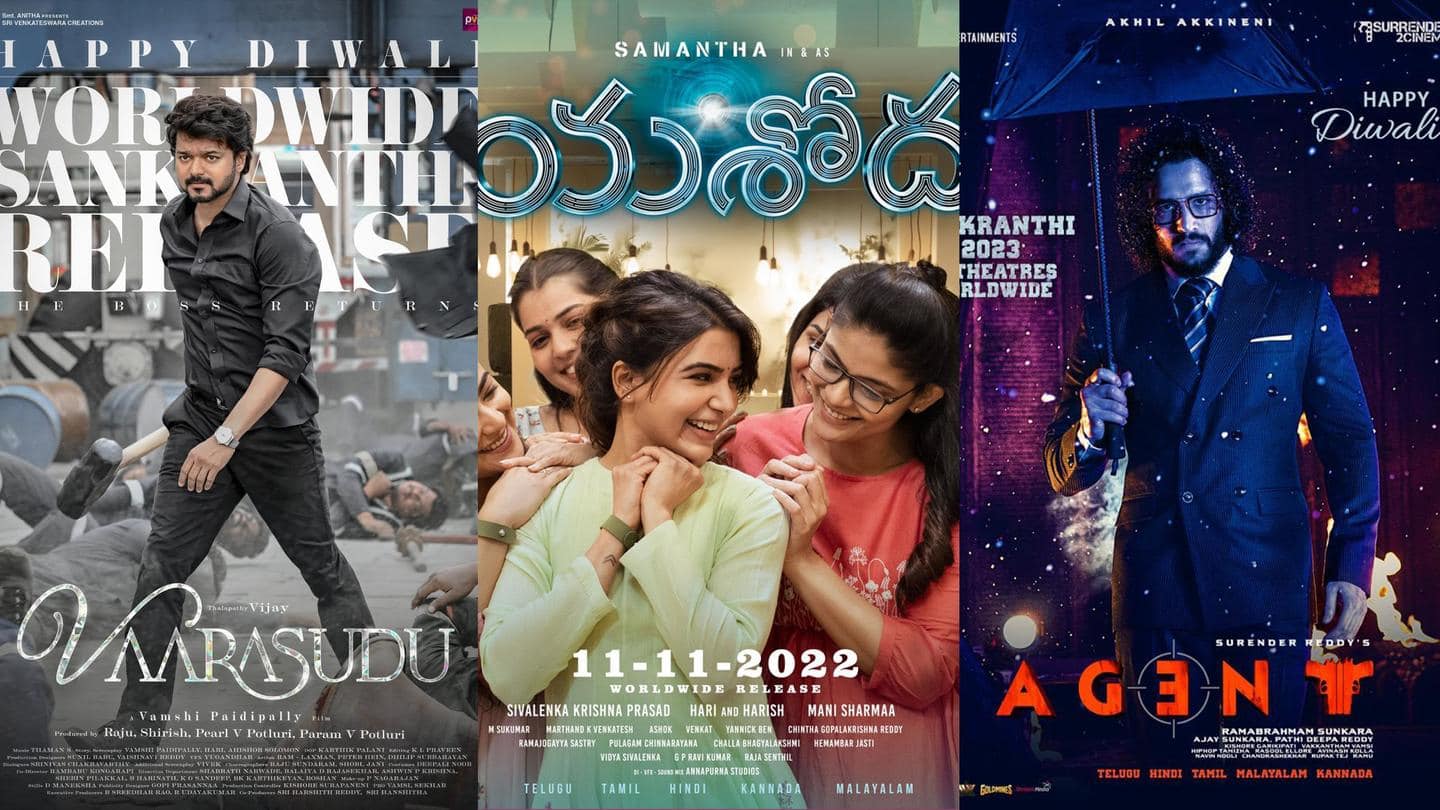 'Agent,' Yashoda,' 'Varisu' receive Diwali posters, confirmed release dates