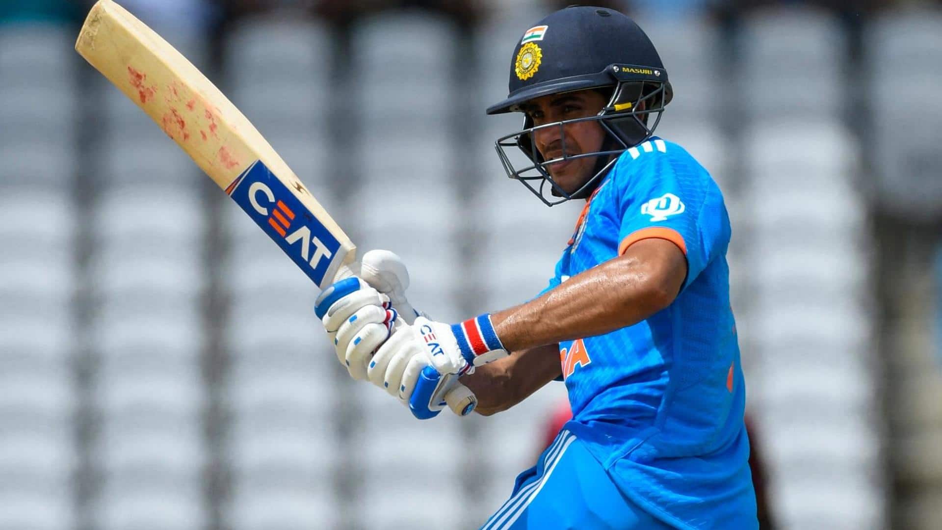 Shubman Gill misses his fifth ODI century: Key stats