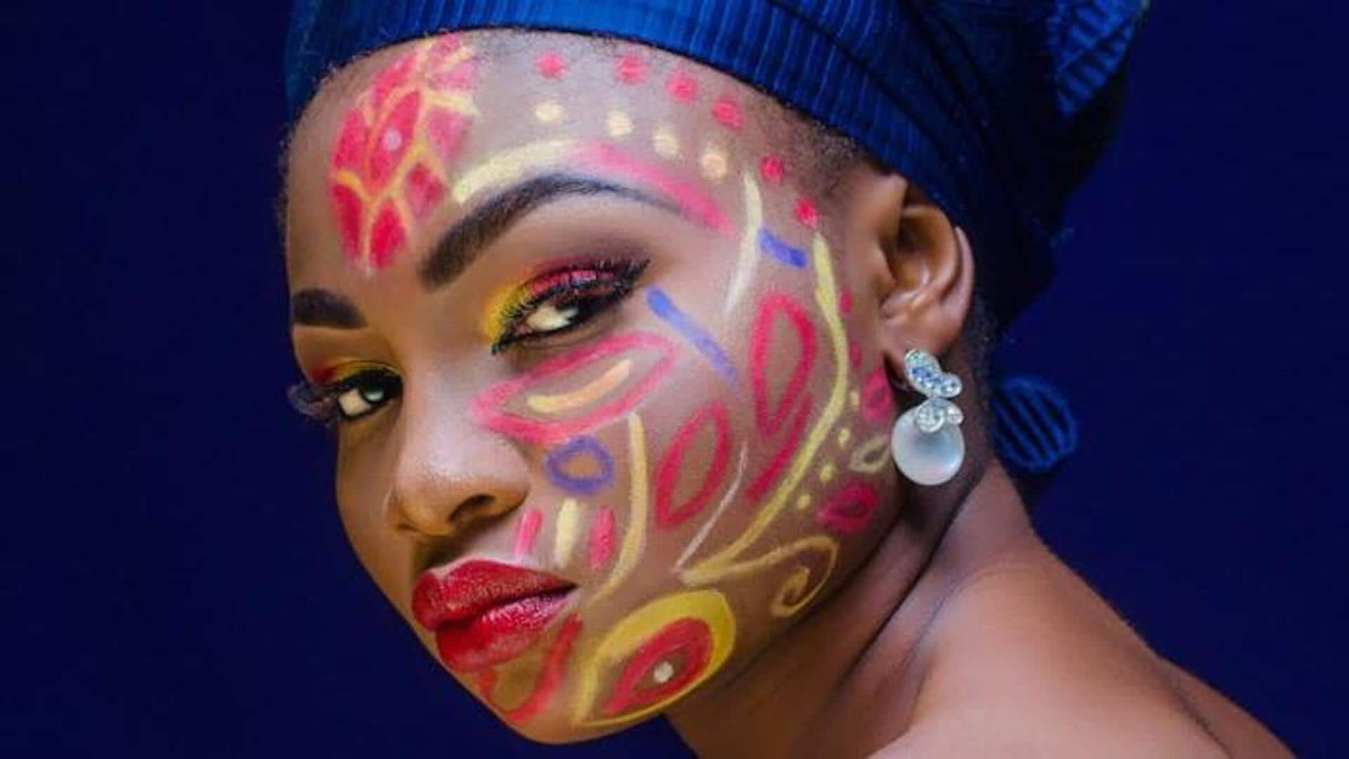 The colorful tradition of African face painting artistry