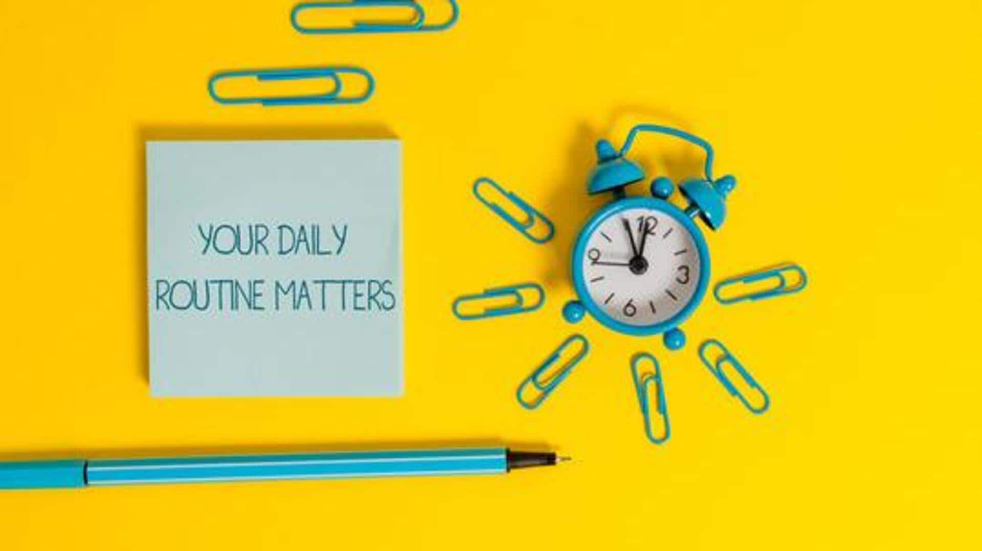 How to stick to a daily routine without stress 