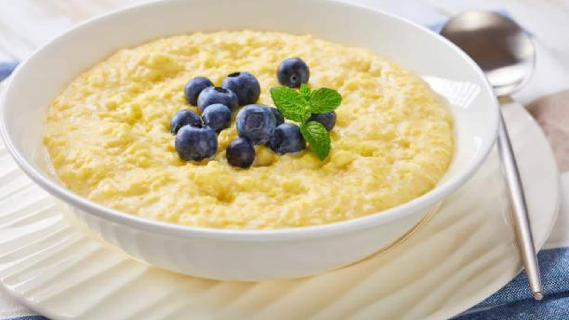 Quick millet porridge: 5 tasty ideas