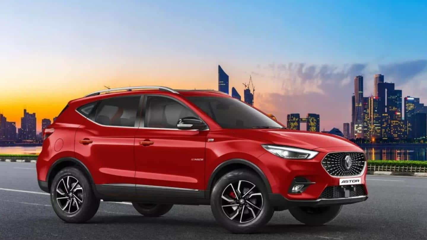 MG Astor gains 4 new variants in India: Check features