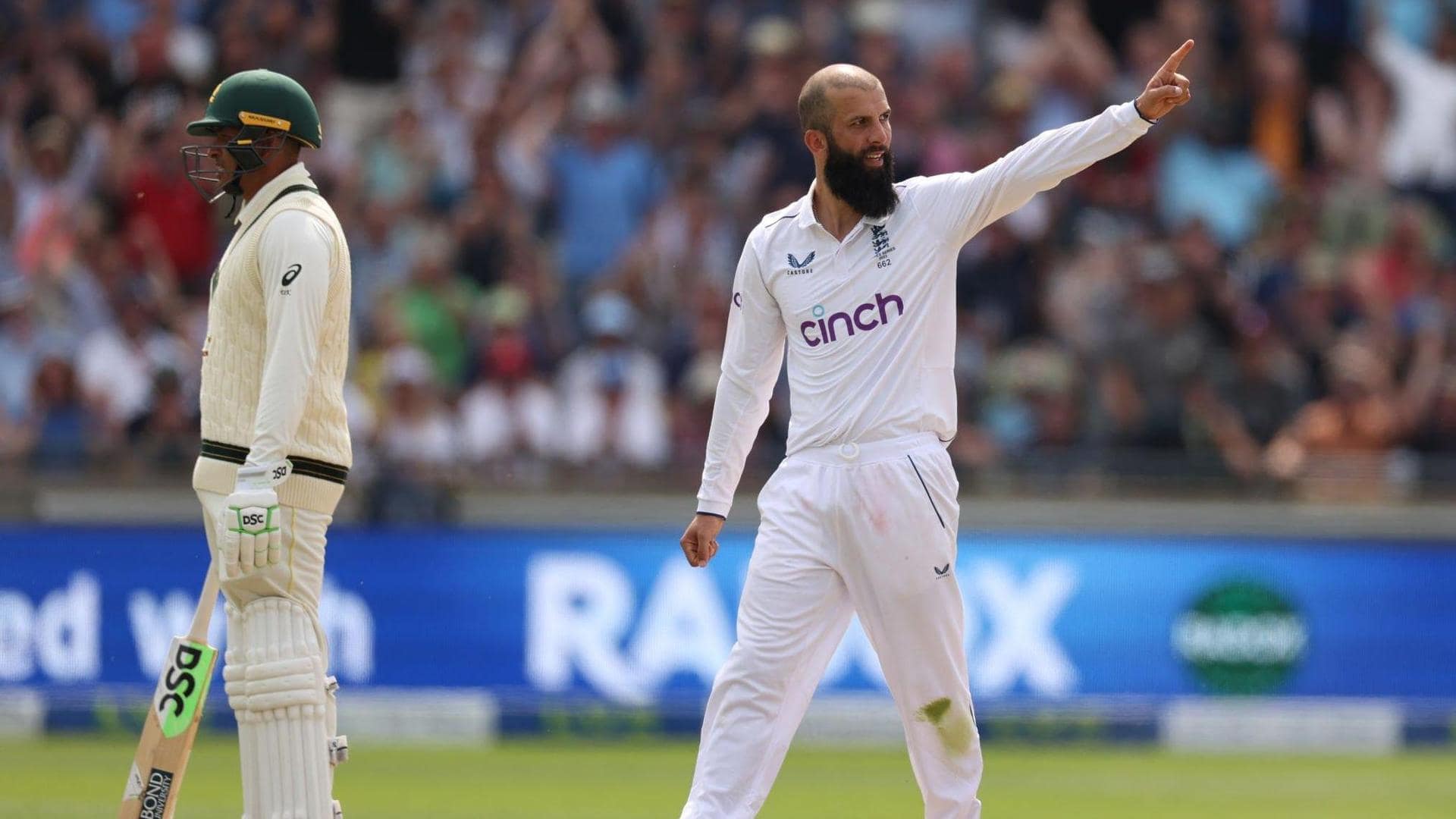 Moeen Ali handed one demerit point, fined 25% match fee
