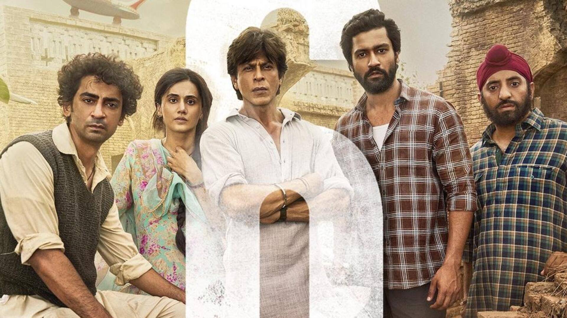 'Dunki': SRK unveils new poster featuring Taapsee-Vicky and full cast