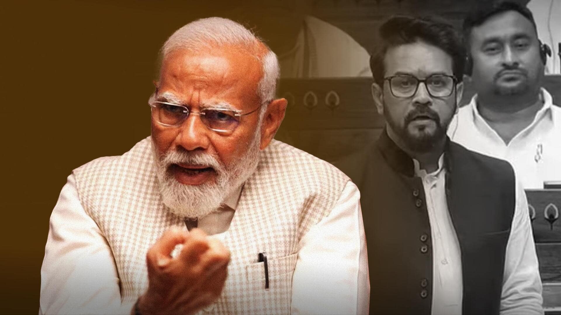 'Exposed INDI alliance...': Modi endorses Anurag Thakur's caste census speech 