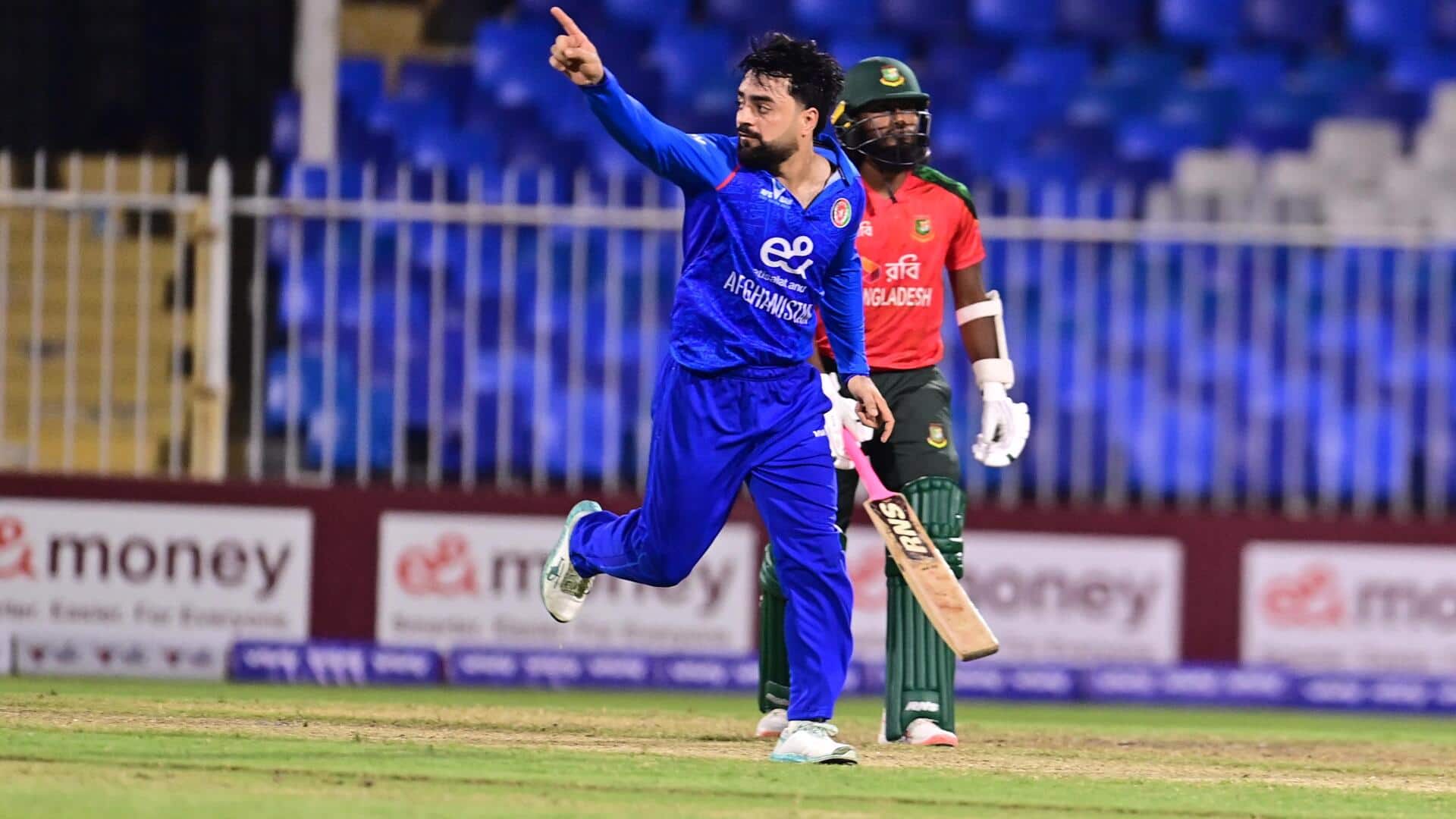 Rashid Khan records his ninth four-fer in T20Is: Stats