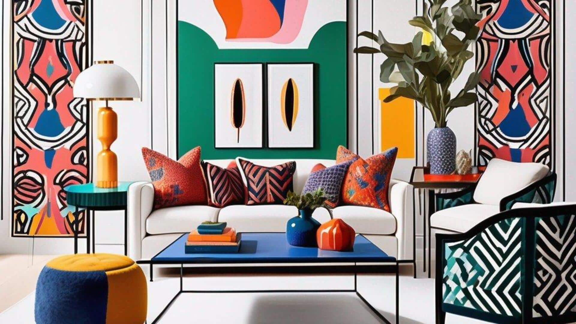 Give character to your space with mixed patterns