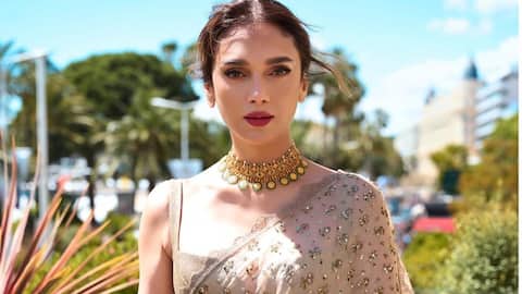 Cannes 2026: Aditi Rao Hydari stuns in sheer organza saree