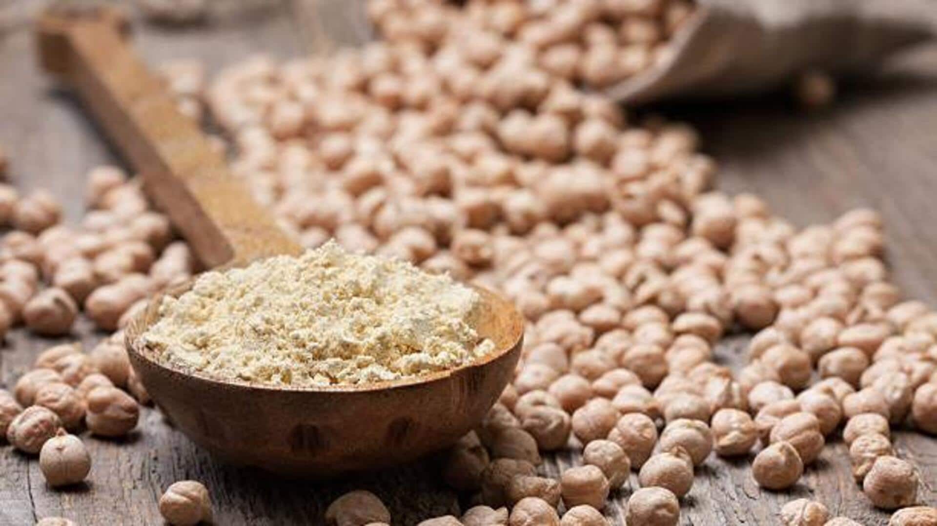How to cook with roasted gram flour