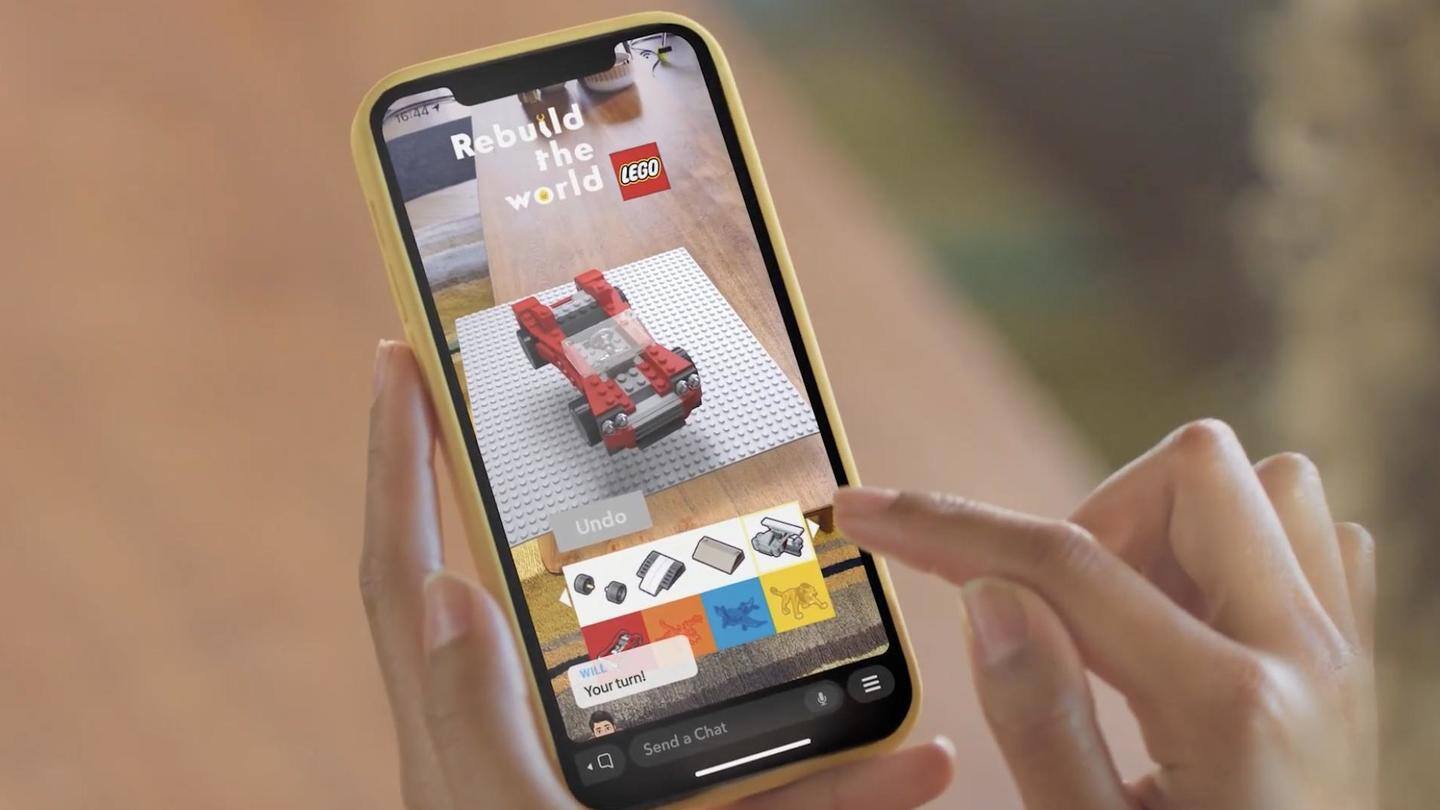 Snapchat ties up with LEGO for collaborative Connected Lenses Snapchat ties up with LEGO for collaborative Connected Lenses