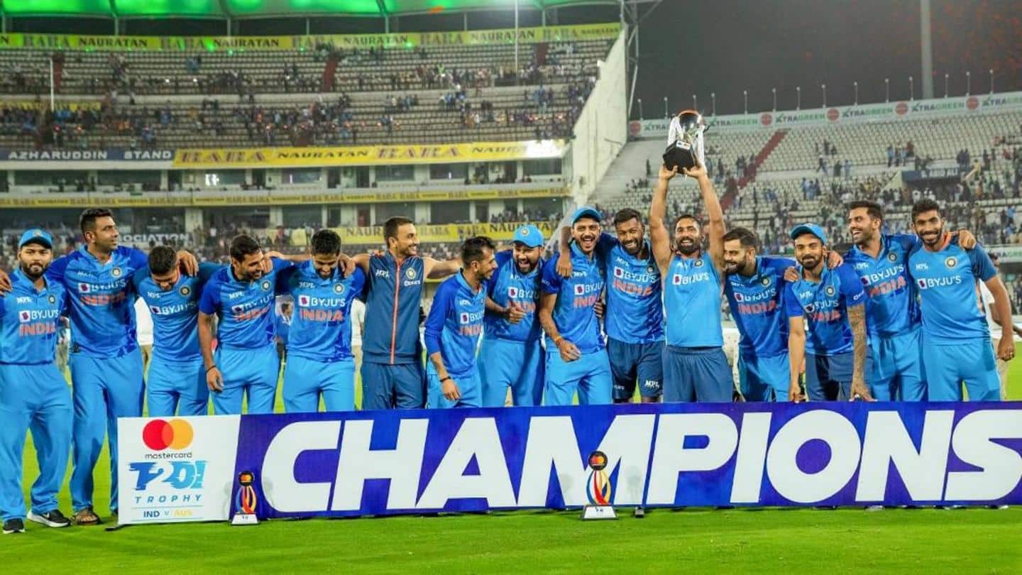 Team India registers most T20I wins in a calendar year