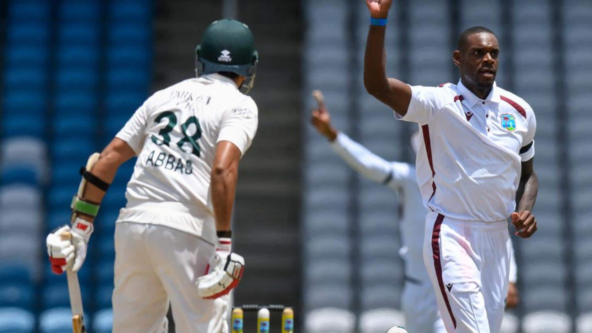 Pakistan's lowest totals against West Indies in away Tests