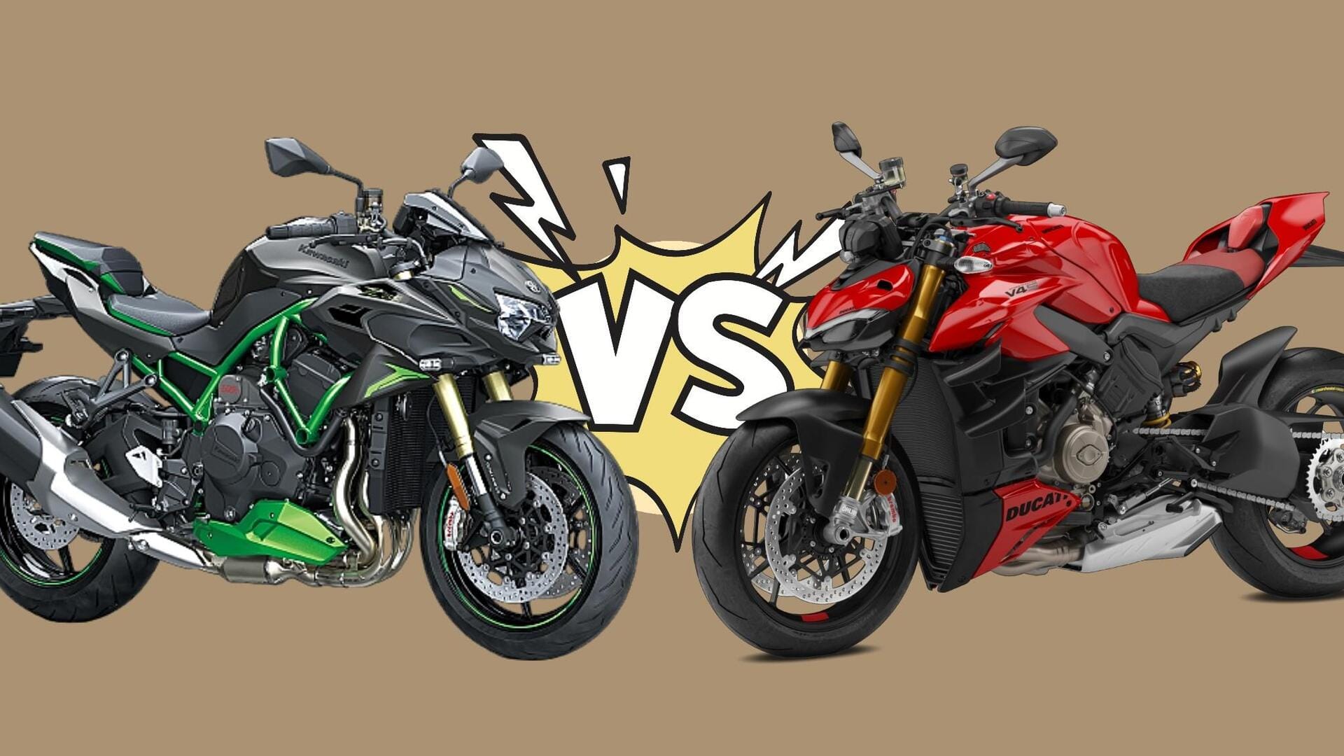 Ducati Streetfighter V4 or Kawasaki Z H2: Which is better