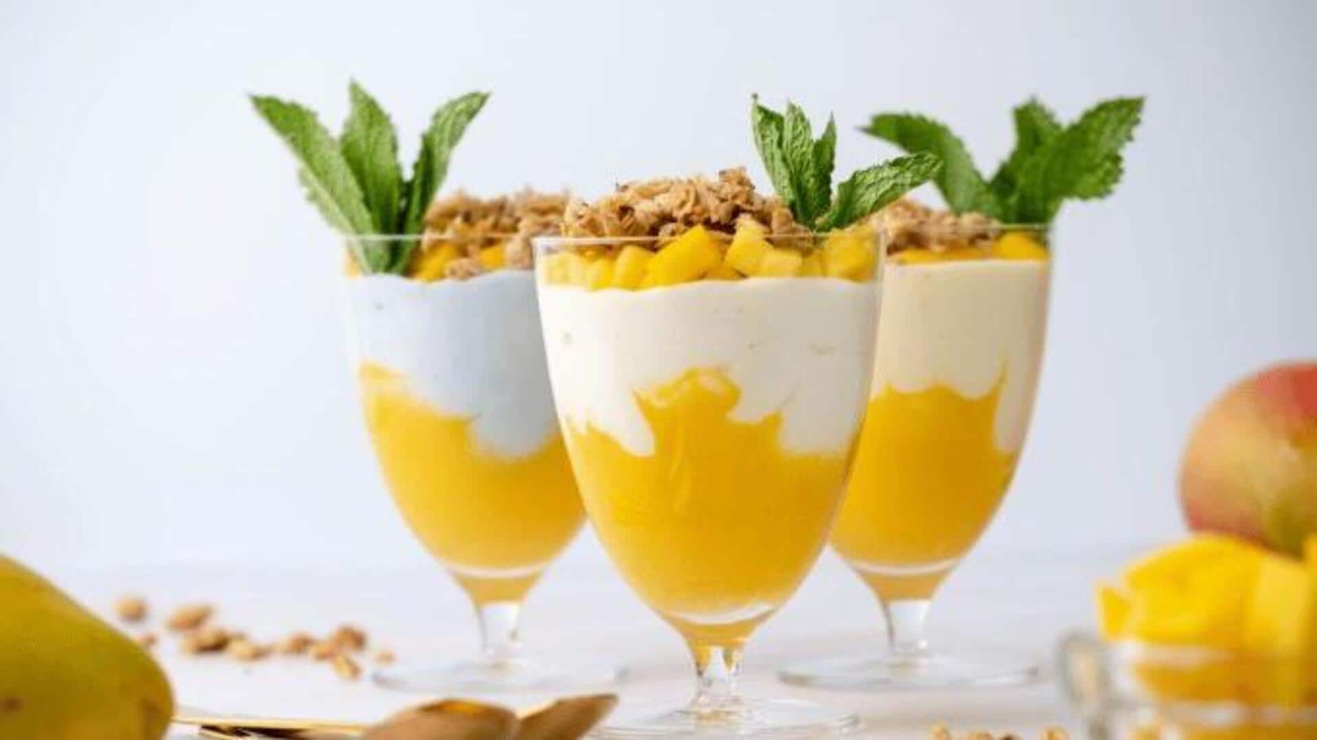 Quick and delicious: Mango yogurt parfait