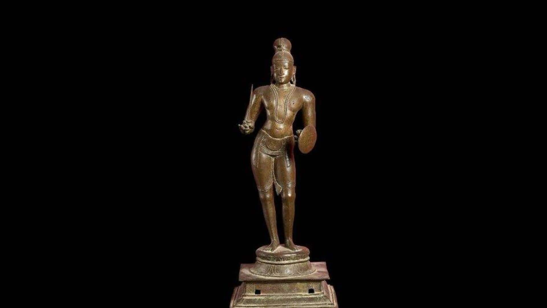 Oxford museum to return Tamil Nadu's stolen Thirumangai Alwar statue 