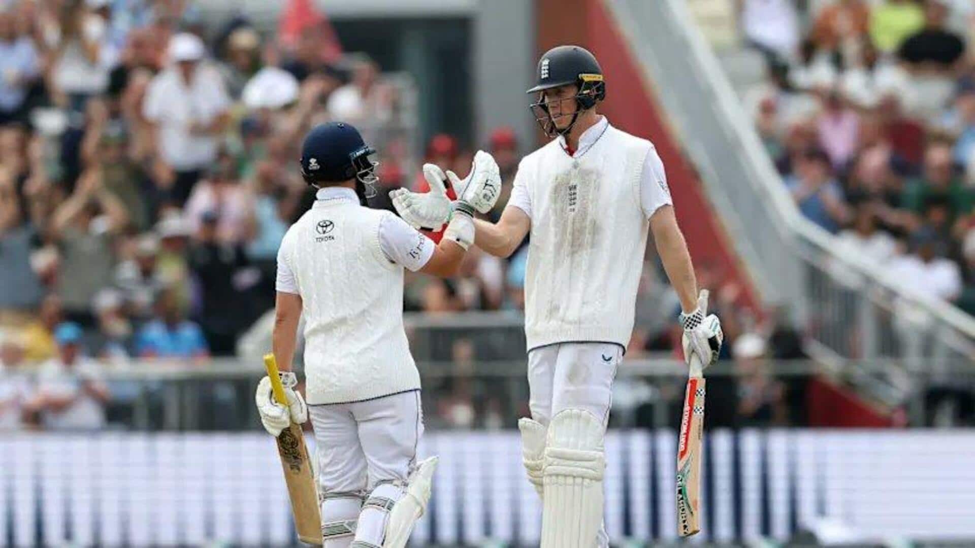 Decoding Crawley & Duckett's opening partnership stats in Test cricket