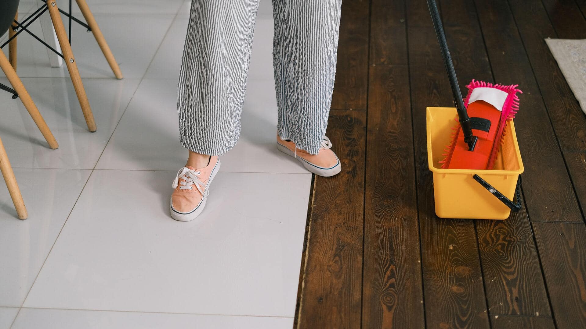 The surprising fitness benefits of floor mopping