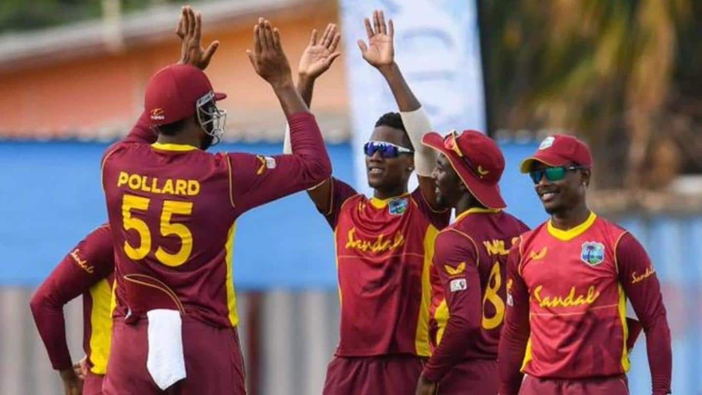 West Indies name 16-man squad for T20I series against India