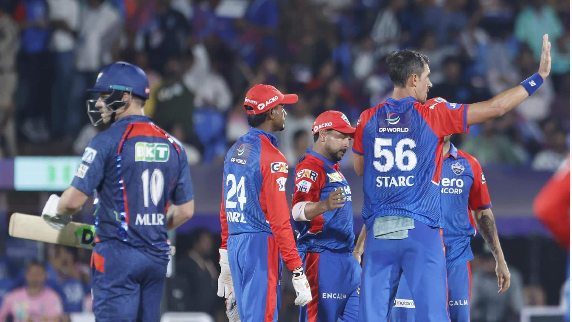 IPL 2025: Starc, Kuldeep power DC against LSG in Vizag