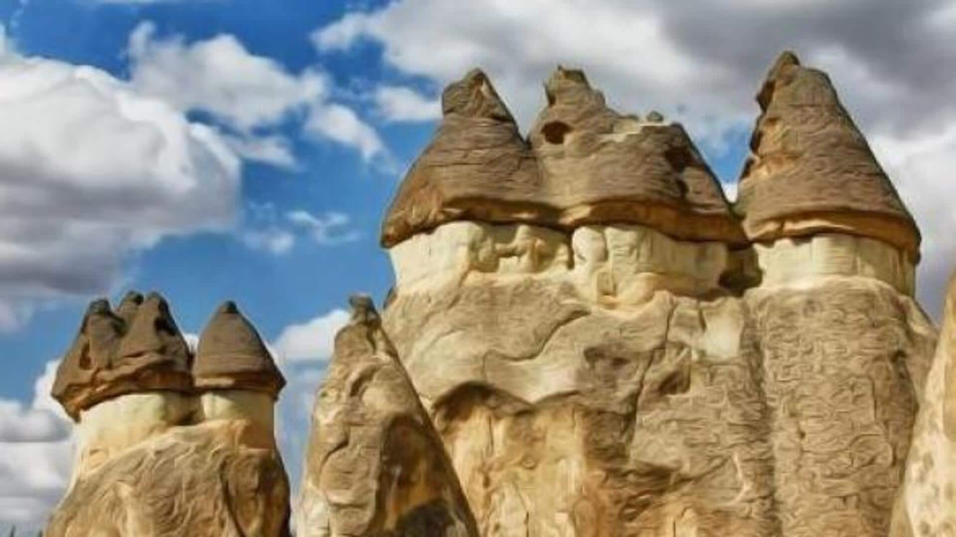 Journey through Cappadocia's moonlike valleys in Turkey