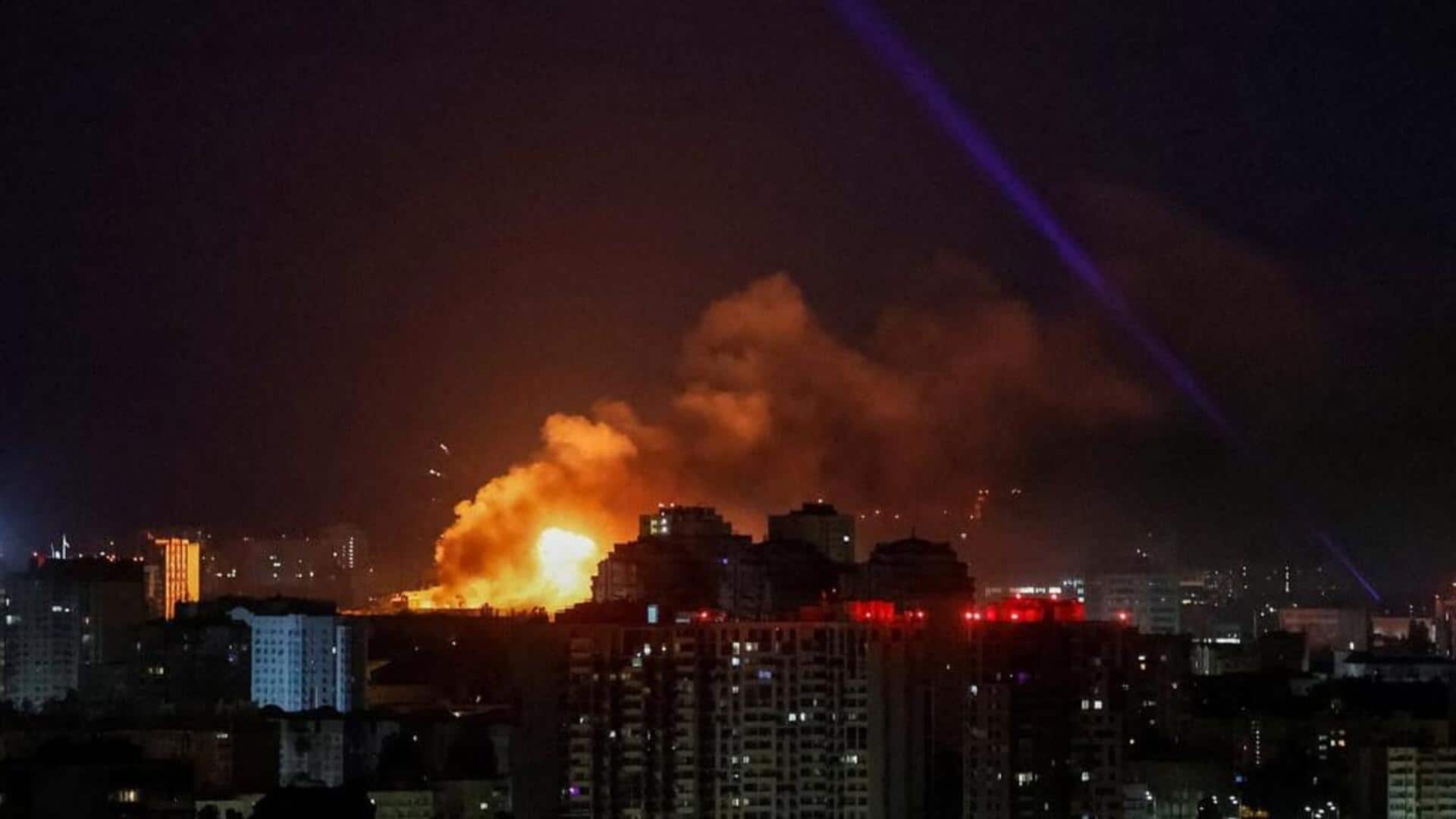 Russia fires drones, missiles toward Kyiv; 15 killed, dozens wounded Russia fires drones, missiles toward Kyiv; 15 killed, dozens wounded