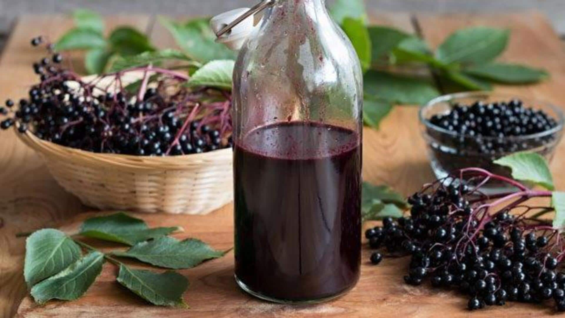 Try vegan elderberry syrup to improve your immunity