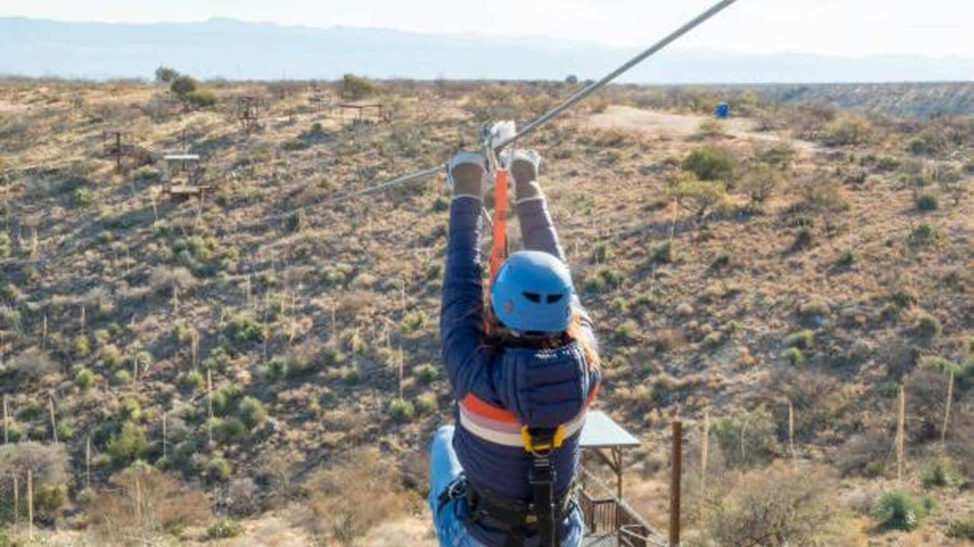 Zip-lining in desert? Here's where to go Zip-lining in desert? Here's where to go
