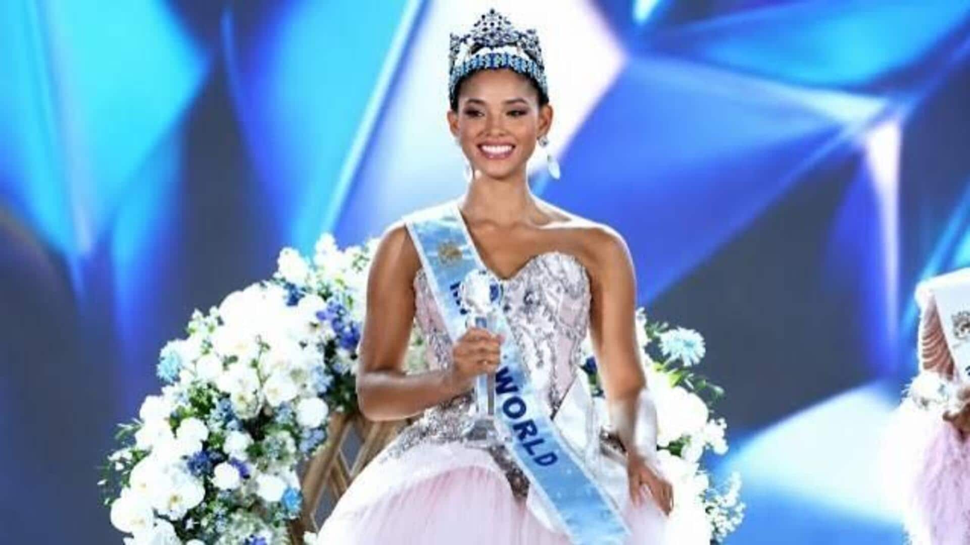 Dominican Republic's Joheirry Mola Dominguez crowned Miss World 2026