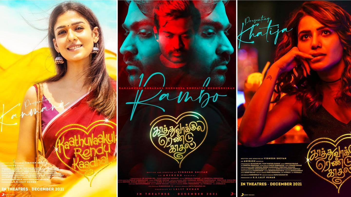 Her first-look from 'Kaathu Vaakula Rendu Kaadhal' was revealed yesterday Her first-look from 'Kaathu Vaakula Rendu Kaadhal' was revealed yesterday