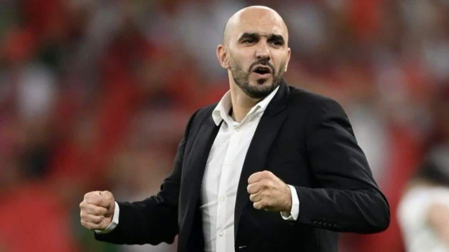 FIFA World Cup 2022: Who is Morocco's manager Walid Regragui?