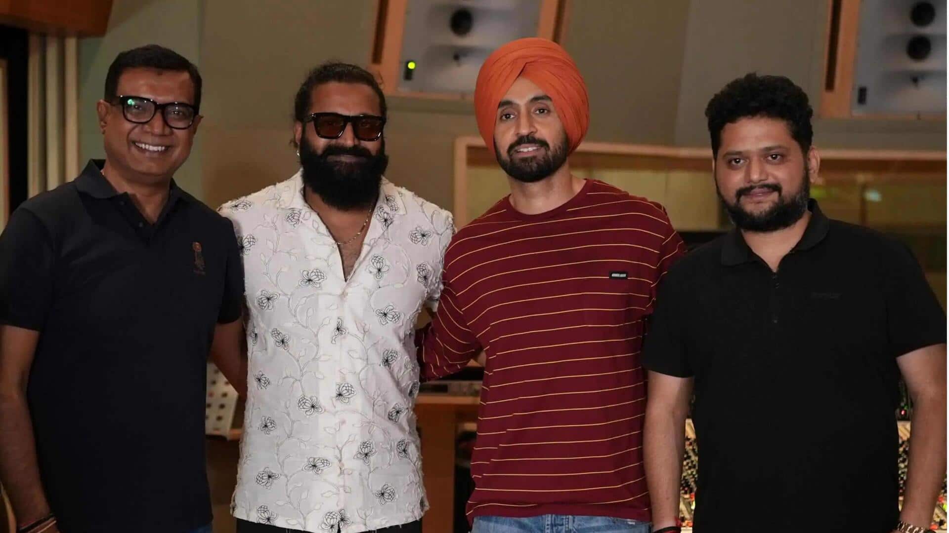 Rishab gushes about Diljit; reveals singer canceled shows for 'Kantara'