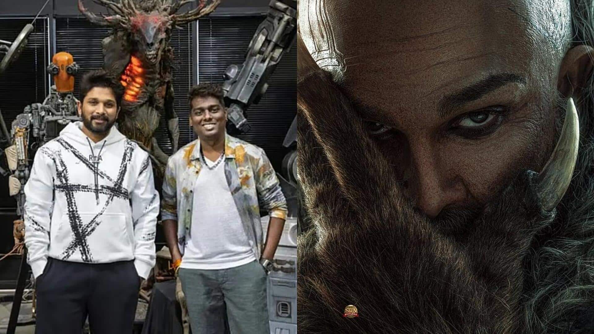 'AA22 x A6' is 'Raaka'! Allu Arjun's unrecognizable look out 