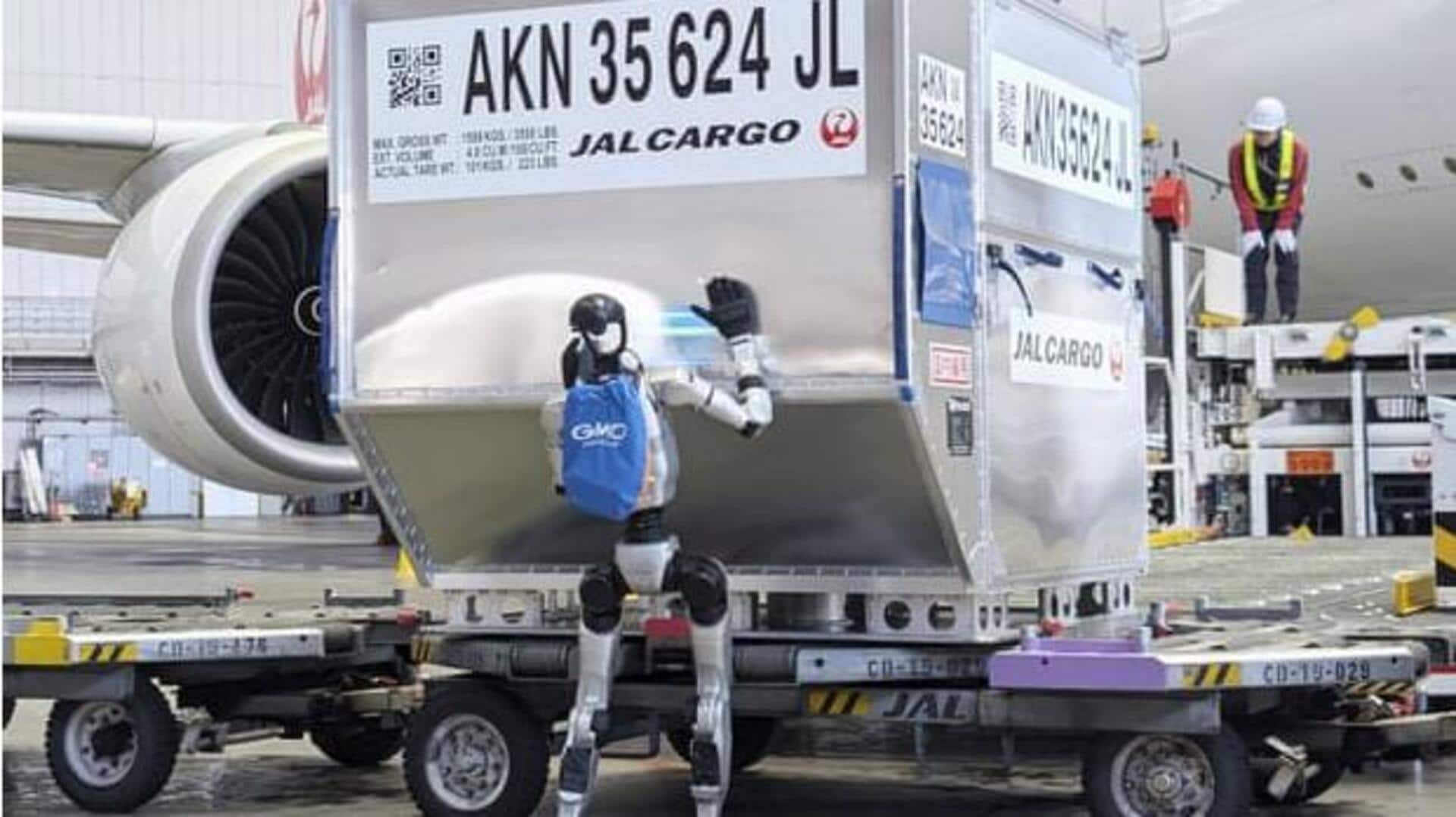 Humanoid robots to work as baggage handlers at Tokyo airport
