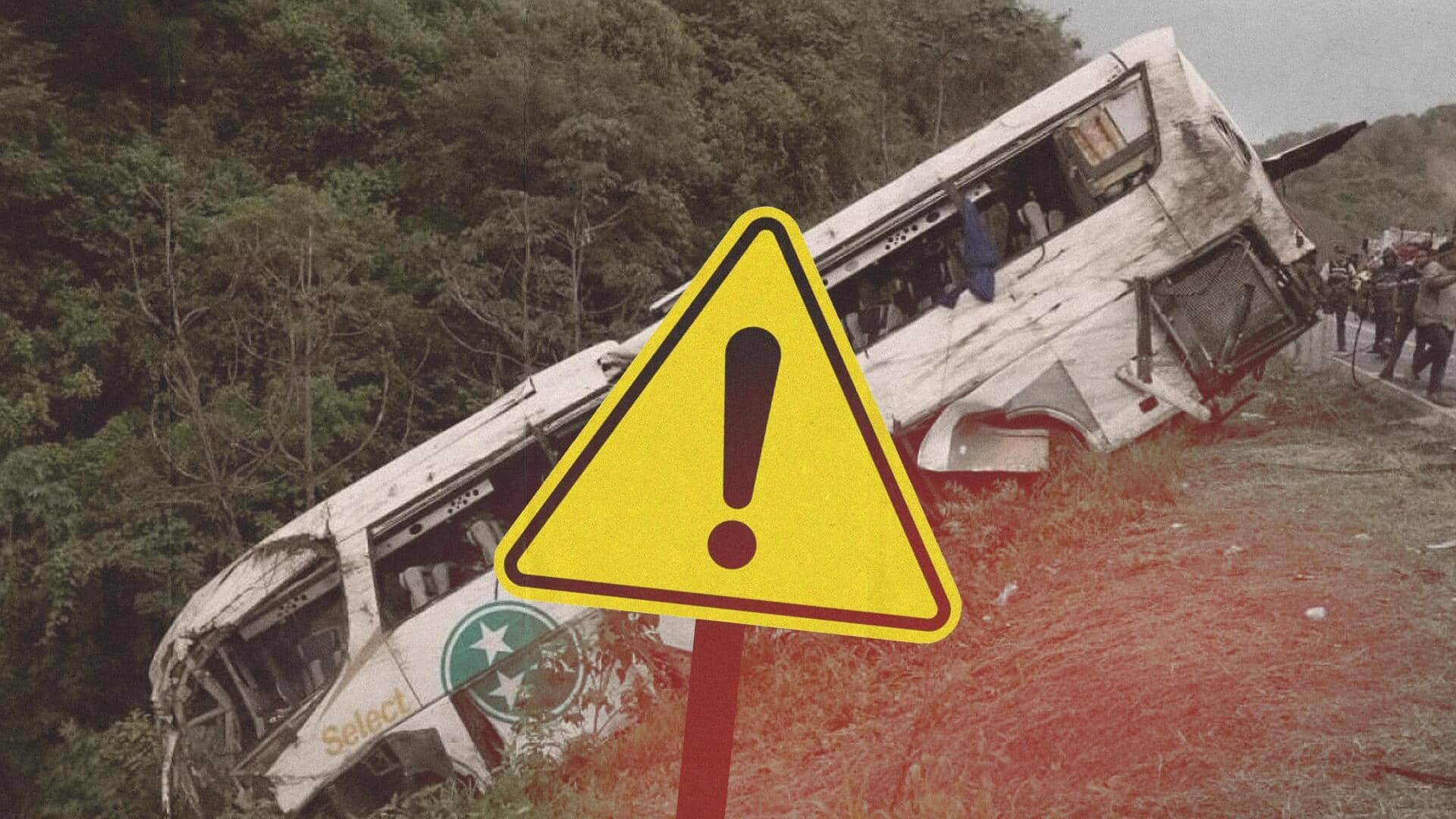 Mexico: 18 passengers killed as bus plunges off into ravine