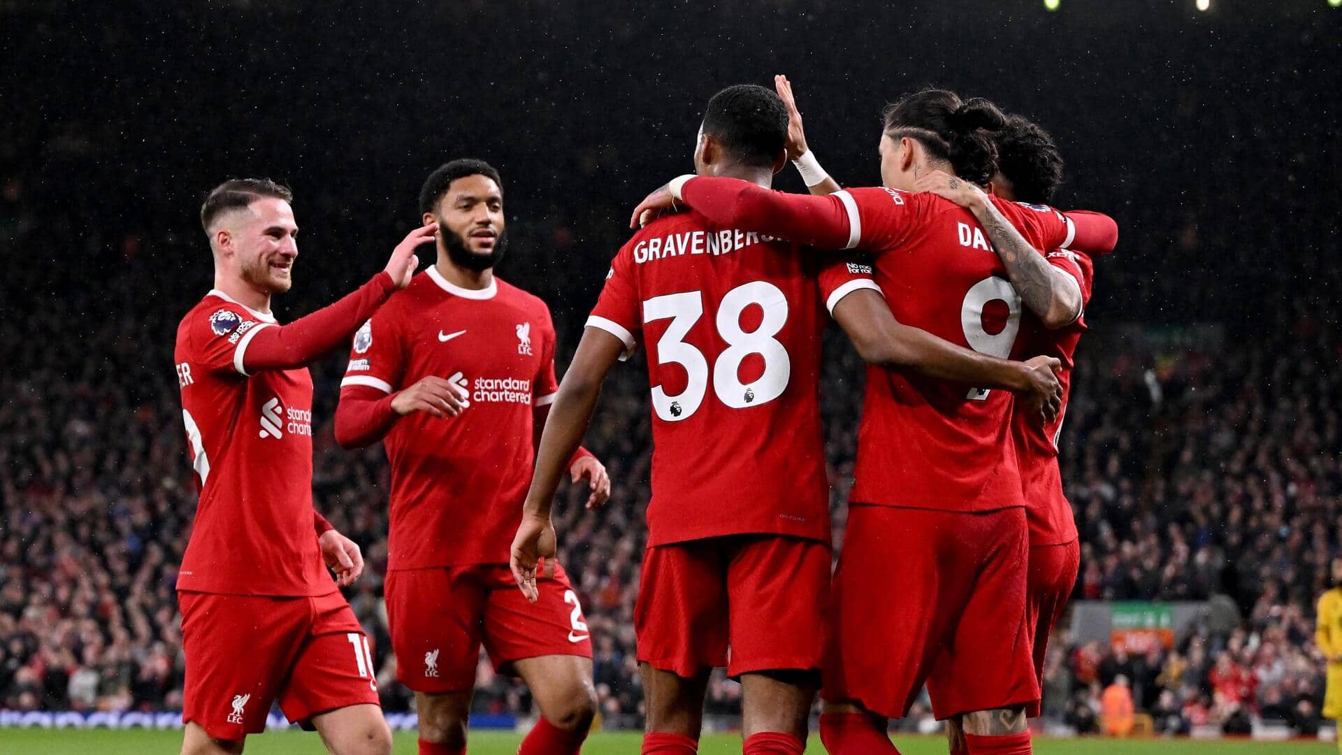 Liverpool beat Sheffield United, go two points clear of Arsenal 
