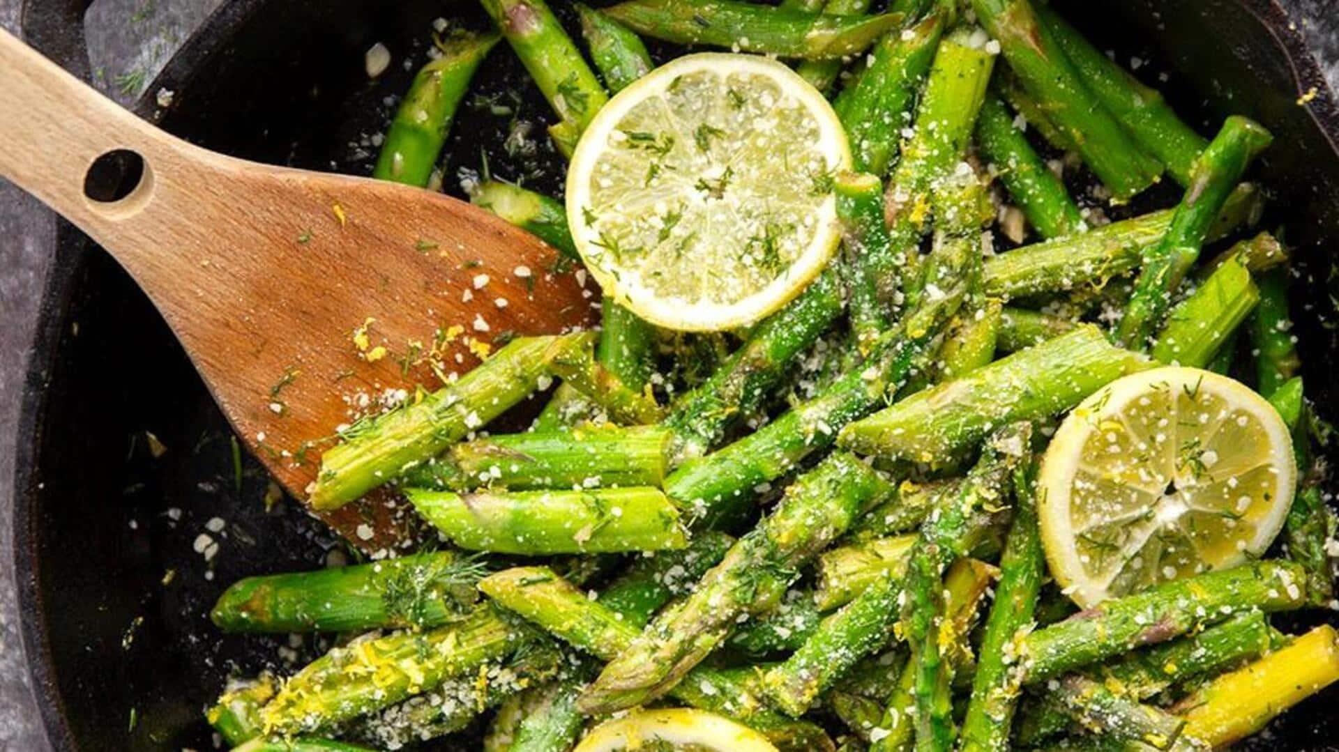 In mood to cook asparagus with lemon? Follow these steps