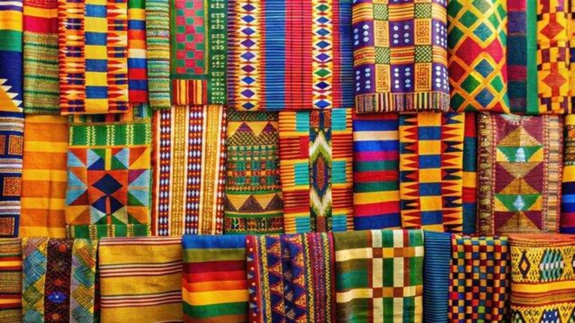 How kente patterns are inspiring modern art