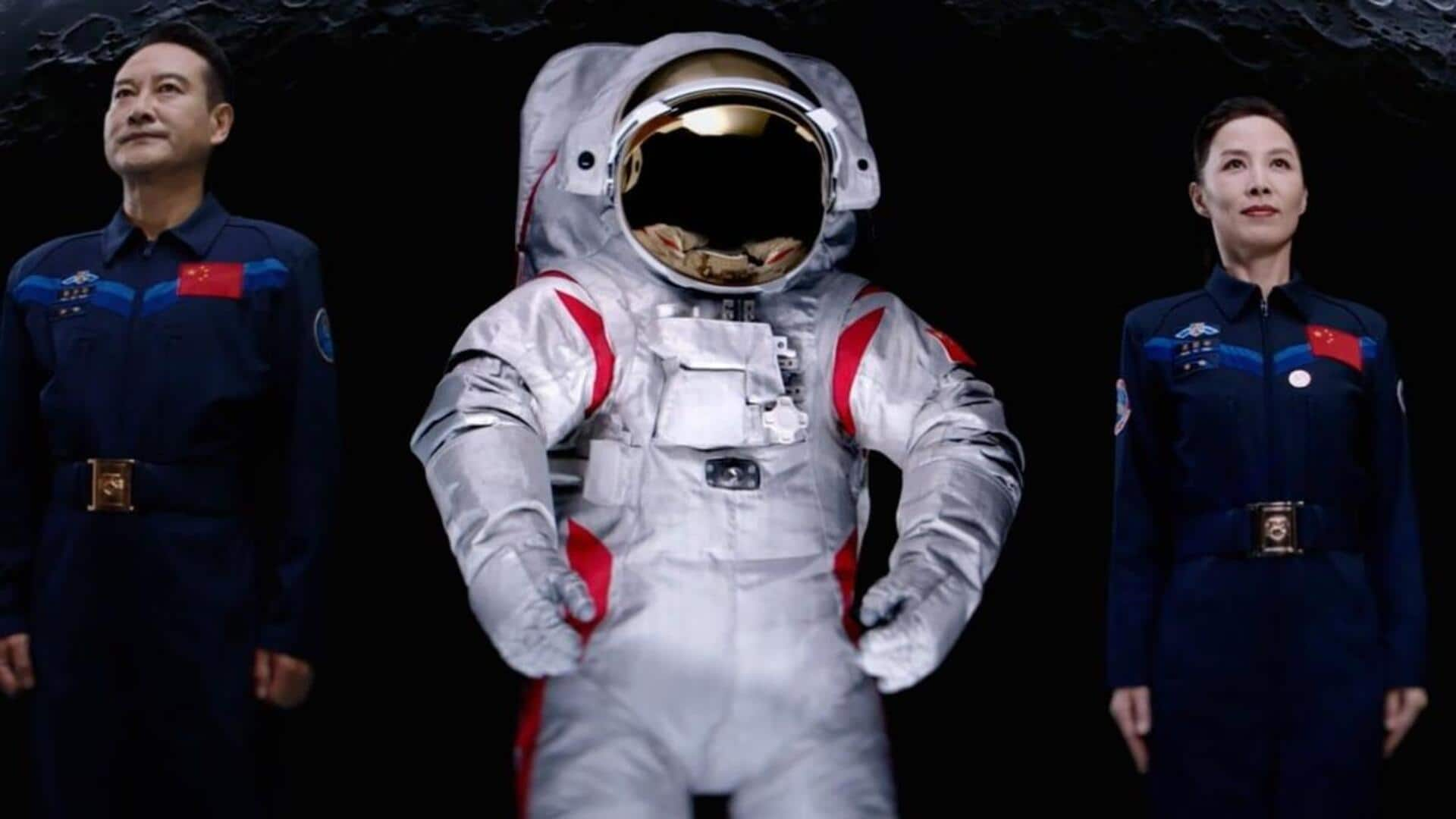 China unveils lightweight spacesuit for its 2030 lunar landing mission