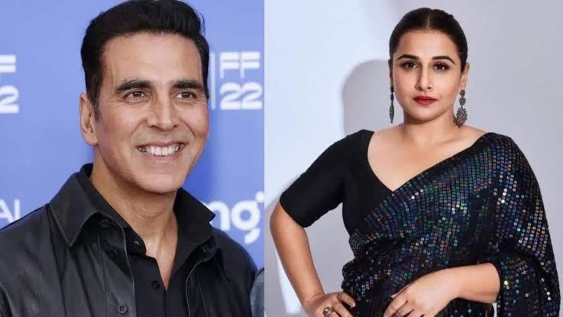Akshay-Vidya's family comedy to wrap this month