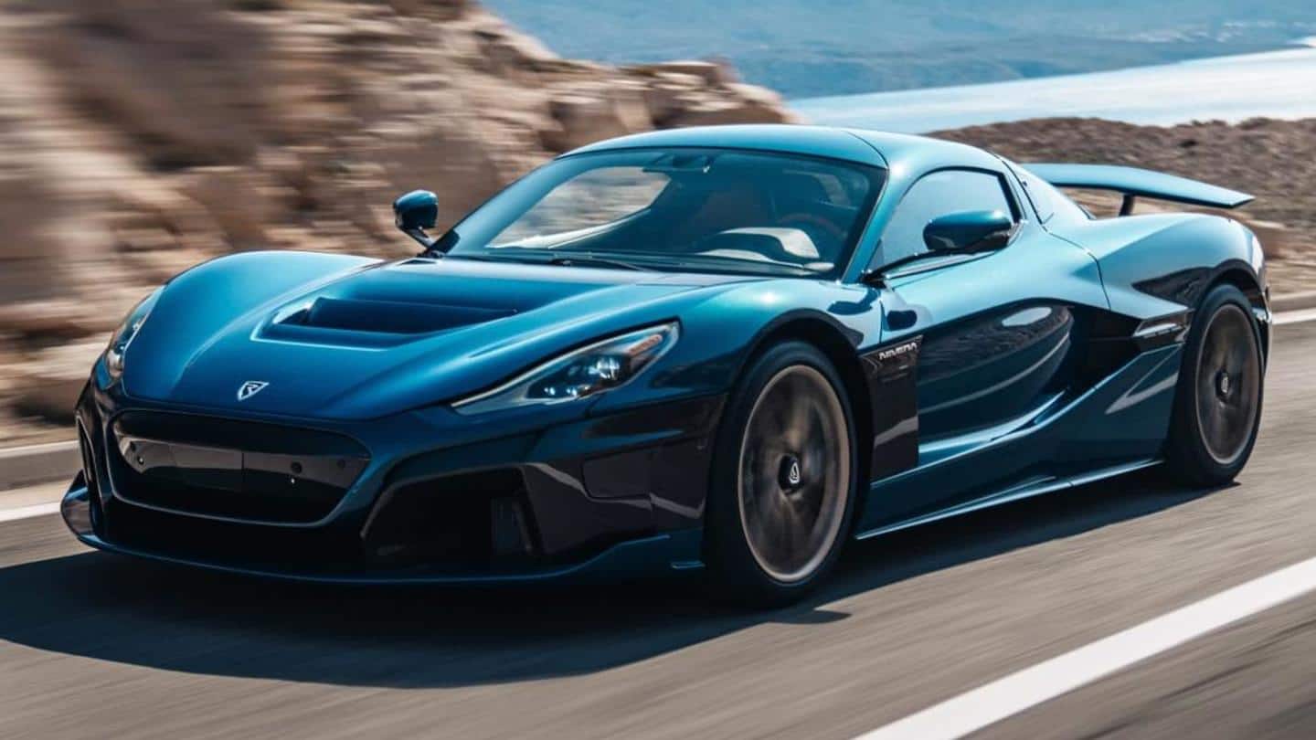 Rimac Nevera electric hypercar, with a 550km of range, unveiled