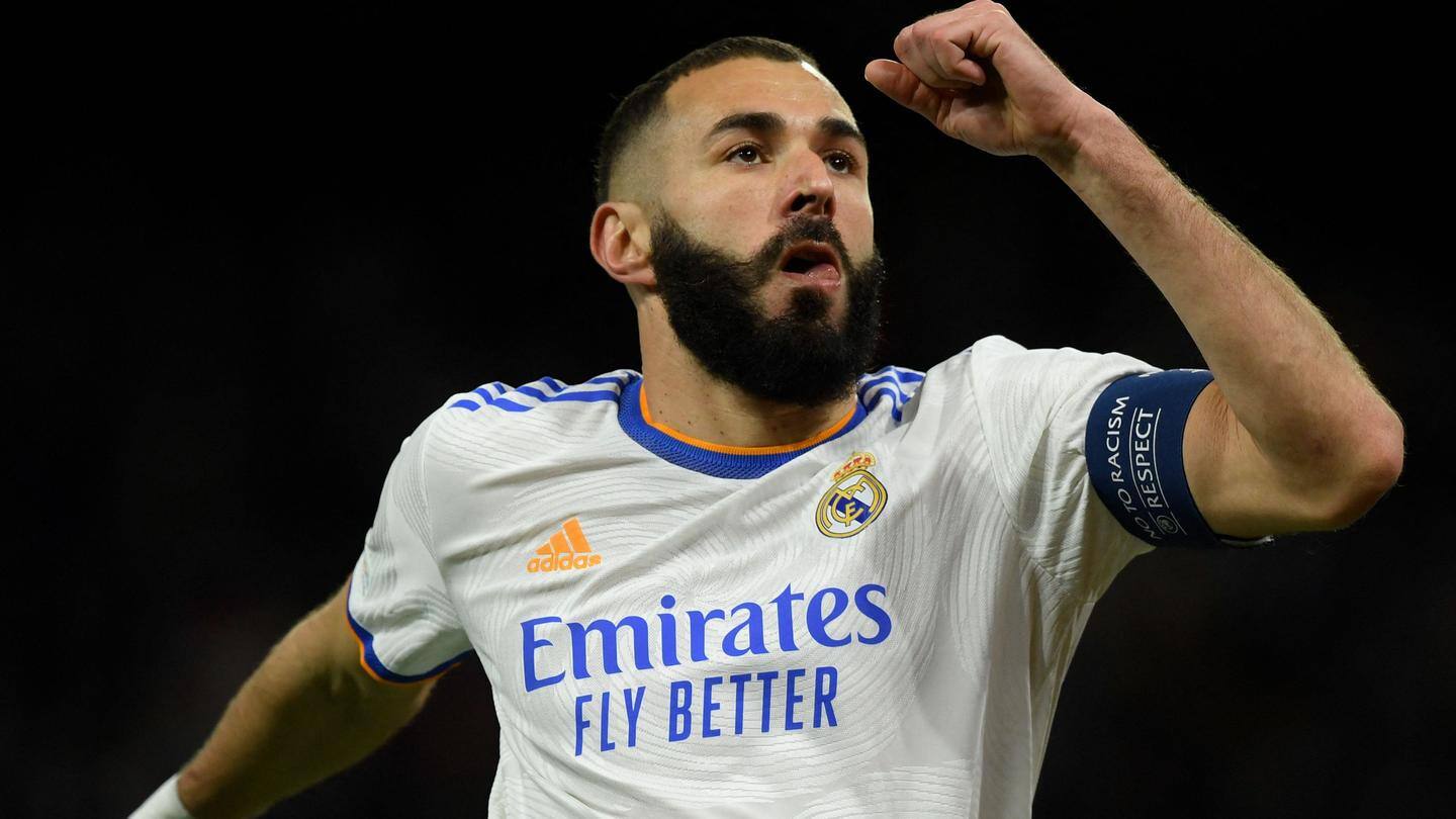 Benzema races to 14 goals in the 2021-22 season Benzema races to 14 goals in the 2021-22 season