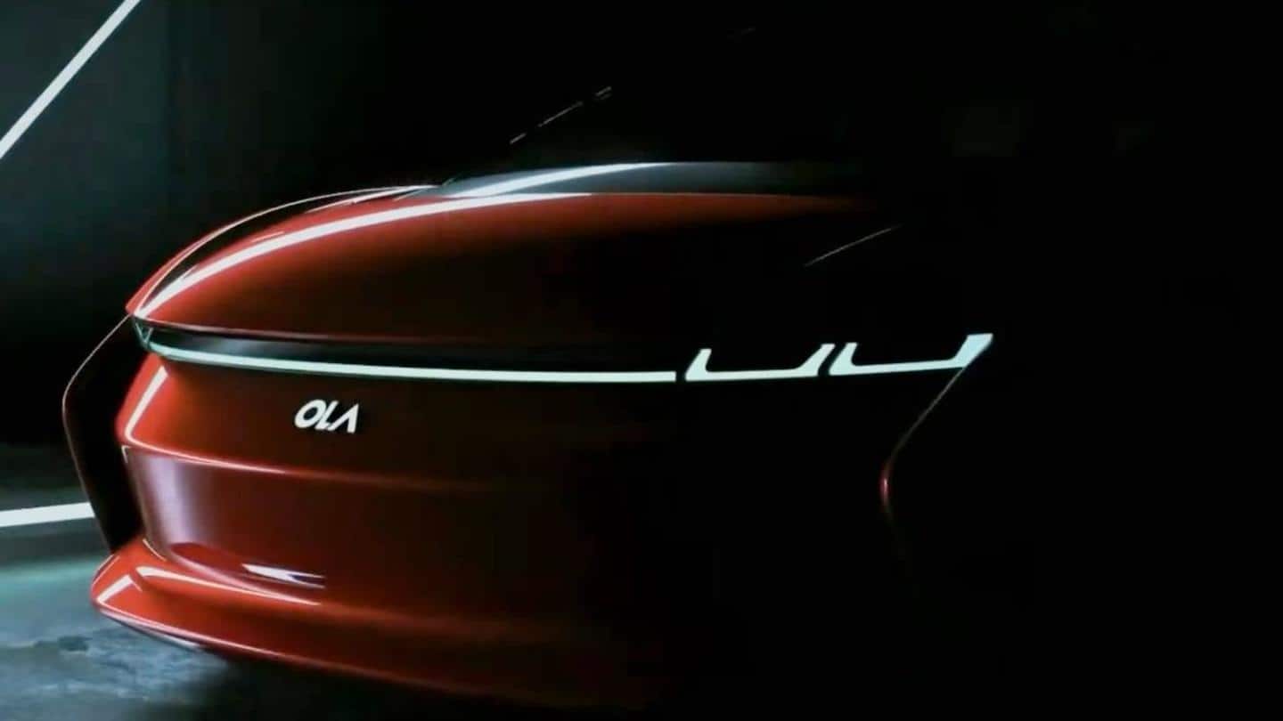 Ola Electric teases new sedan; production to begin in 2023