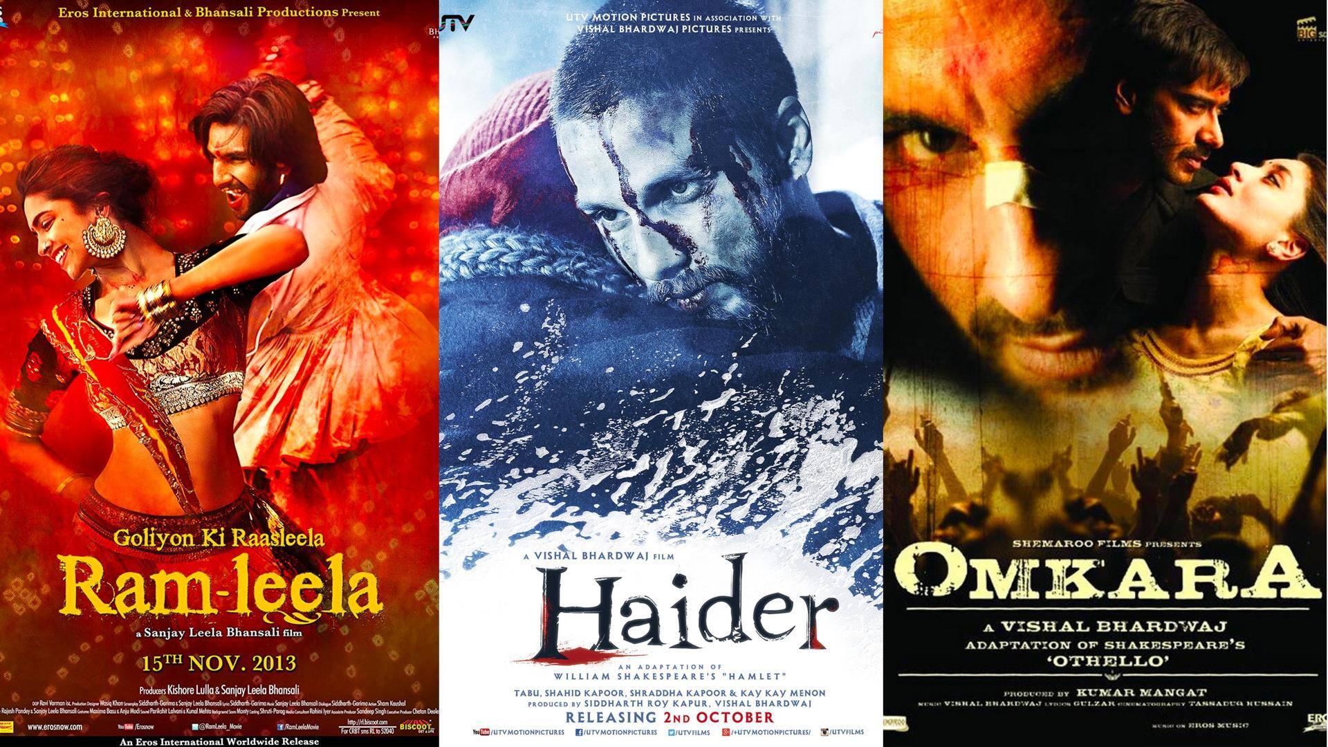 #NewsBytesExplainer: How Bollywood has paid homage to playwright William Shakespeare