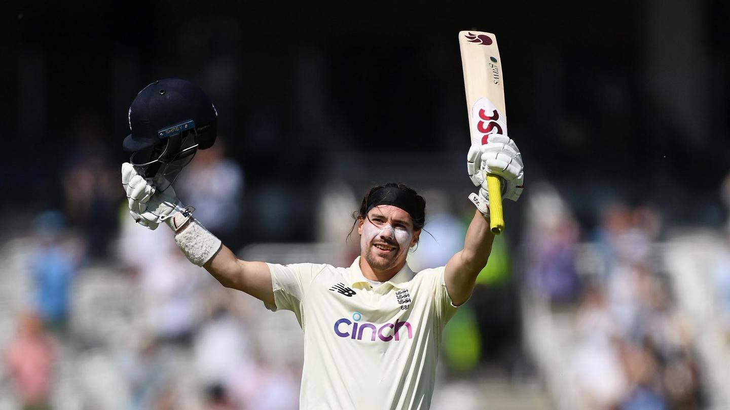 Third career Test ton for Burns, unwanted record for Sibley Third career Test ton for Burns, unwanted record for Sibley