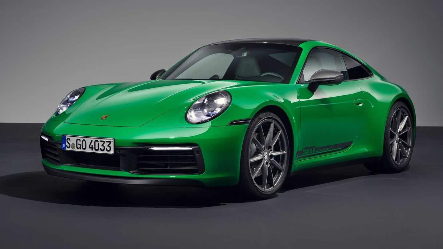 2023 Porsche 911 Carrera T debuts with 379hp, twin-turbo engine