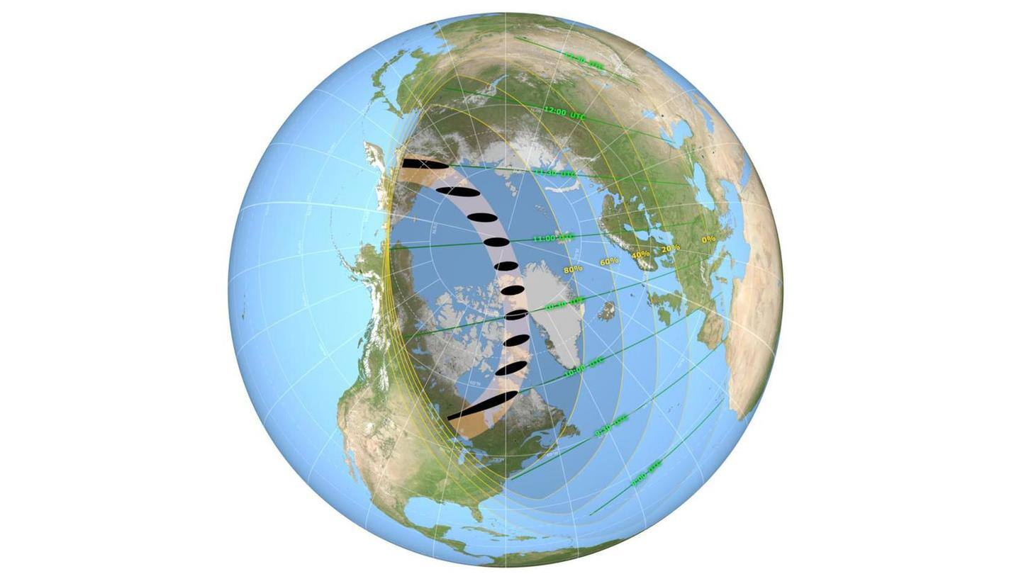Viewers across northern hemisphere will witness a partial eclipse Viewers across northern hemisphere will witness a partial eclipse
