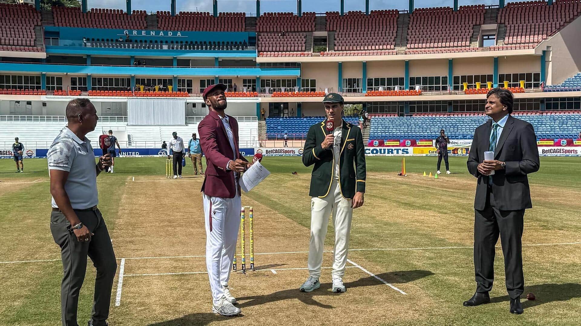 Grenada Test: Australia are 12/2 after West Indies manage 253 Grenada Test: Australia are 12/2 after West Indies manage 253